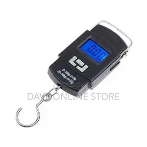 Portable Electronic Weighing Scale- Black