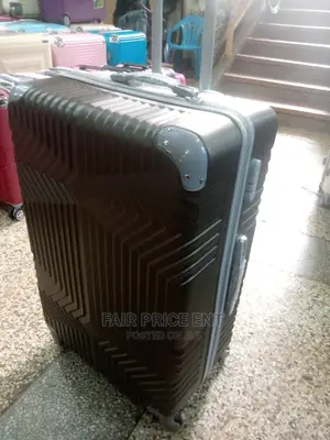 Plastic Suitcase Medium Size( Gray)