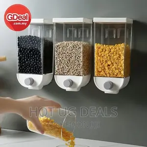 3 Piece Wall-Mounted Cereal Dispenser