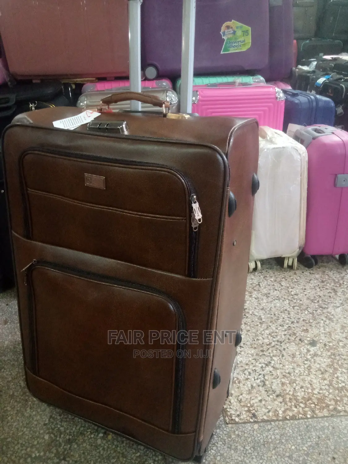 Suitcase Leathers Big Size ( Brown)