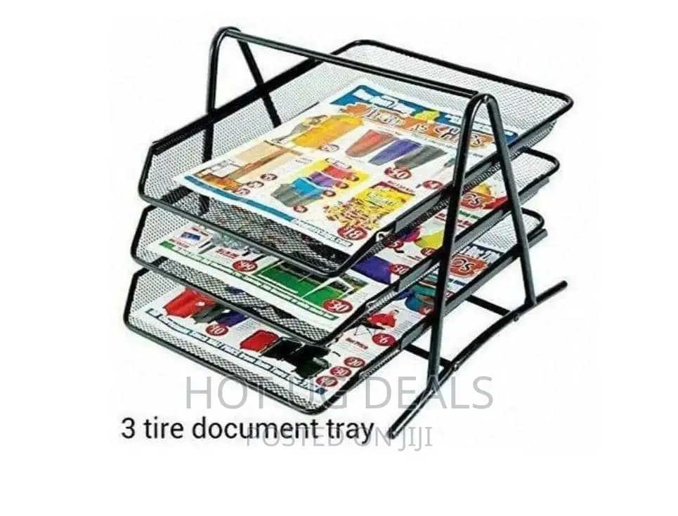 3 Tier Office Document Rack Organiser
