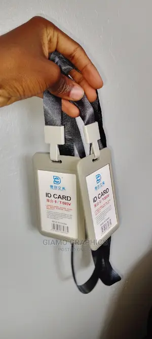 Plastic Ids (Identify Card) With Holders.