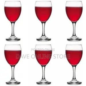 6 Pieces of 300ml Juice, Wine Glasses