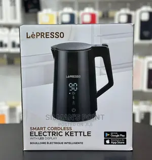 Lepresso Smart Cordless Electric Kettle With LED Display
