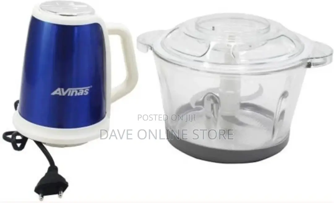AVINAS 2L Multi-Functional Glass Bowl Electric Meat Mincer