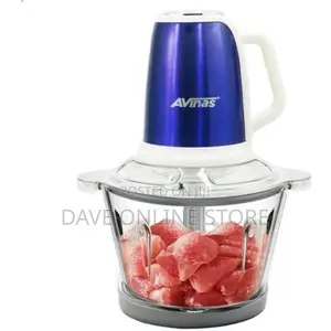 AVINAS 2L Multi-Functional Glass Bowl Electric Meat Mincer