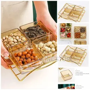Four Grid Snack,Fruit Plate Candy Box