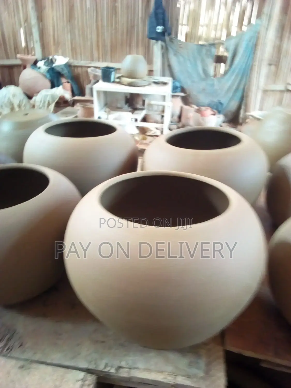 Natural Clay(Flower Pots)