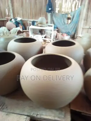 Natural Clay(Flower Pots)