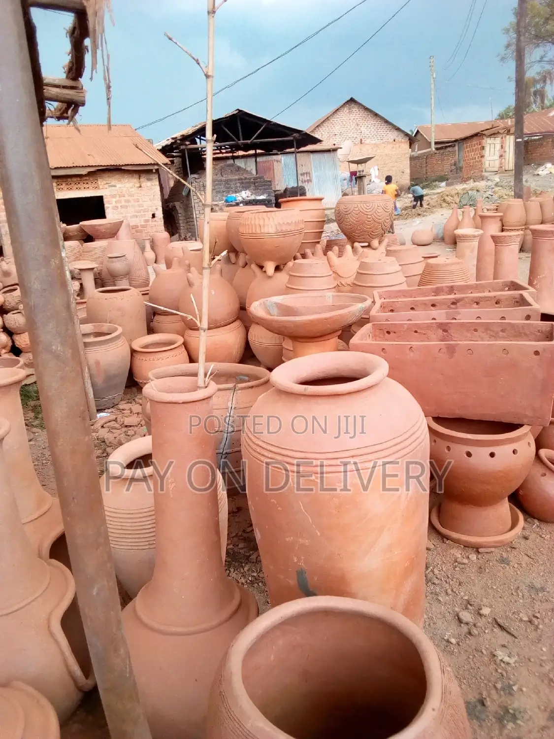 Natural Clay(Flower Pots)