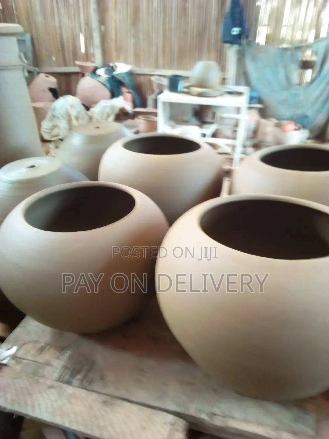 Natural Clay(Flower Pots)