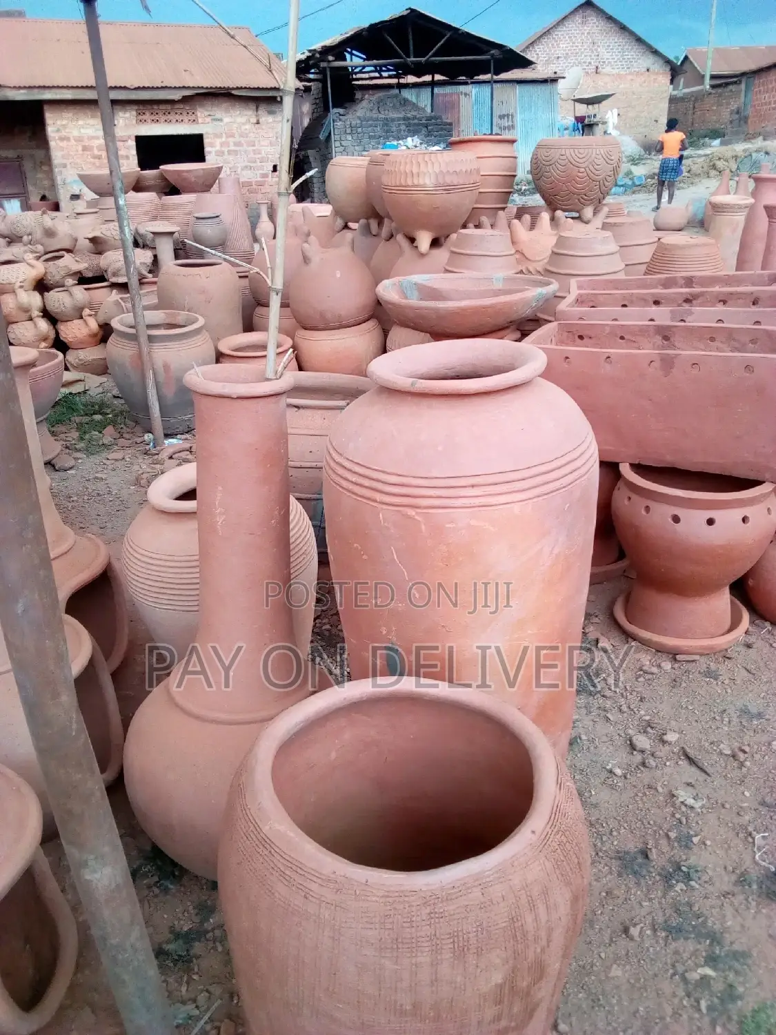 Natural Clay(Flower Pots)