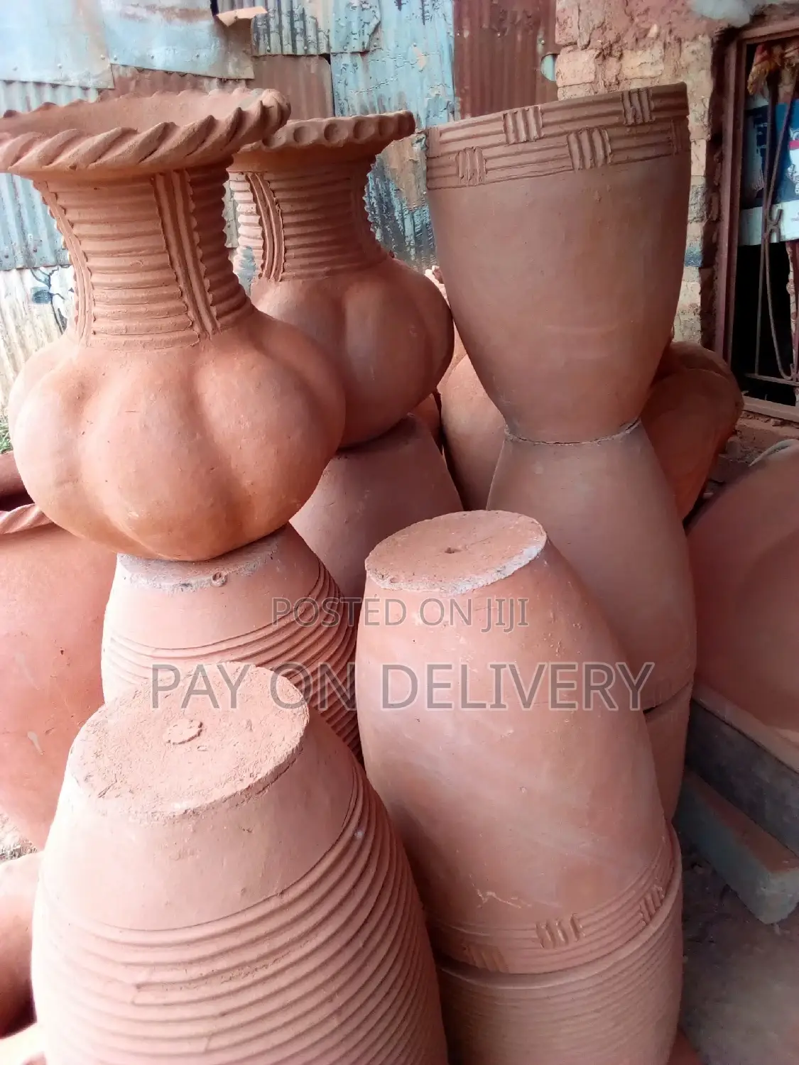 Natural Clay(Flower Pots)