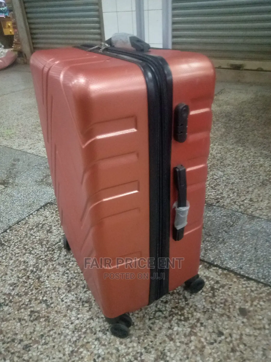 Plastic Suitcase Extra Large ( Orange)