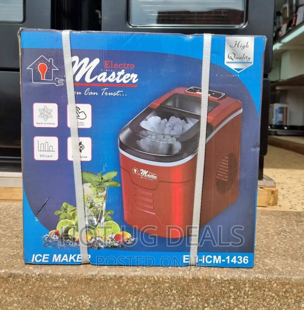 Ice Cube Maker, 12-15kg/ 24hours -Silver