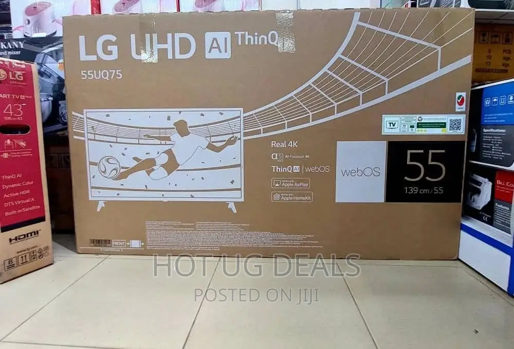 55" UHD Ai Thinq Smart Digital Webos Tv- Black