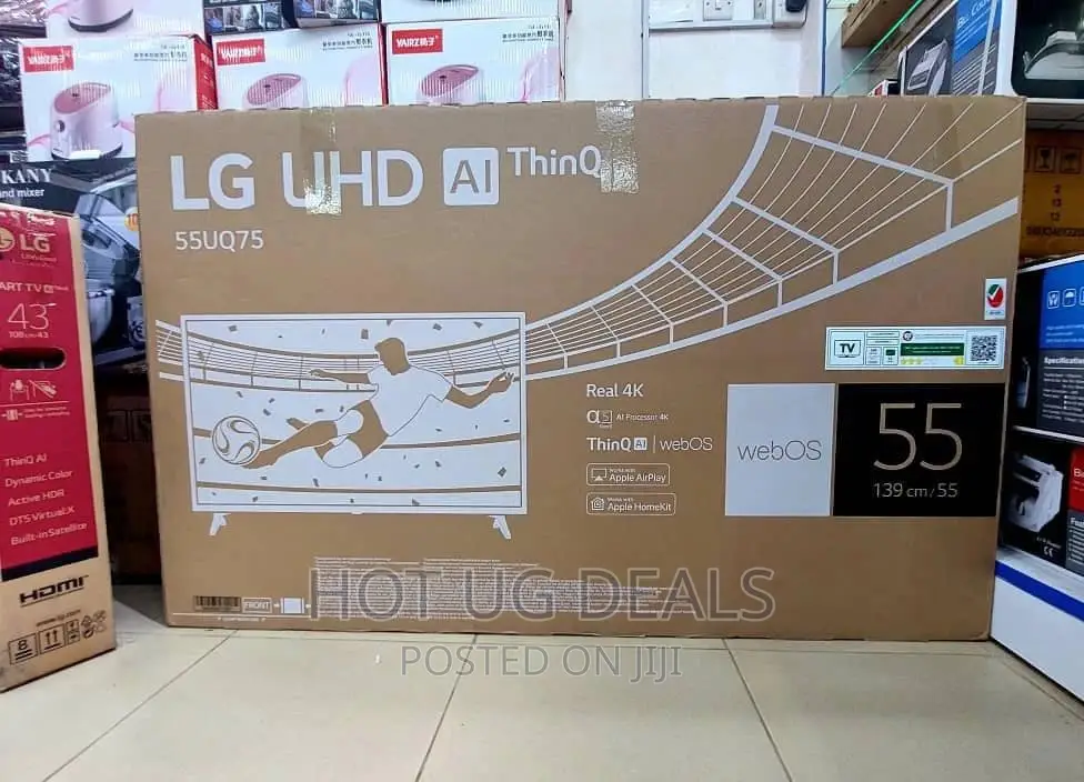 55" UHD Ai Thinq Smart Digital Webos Tv- Black