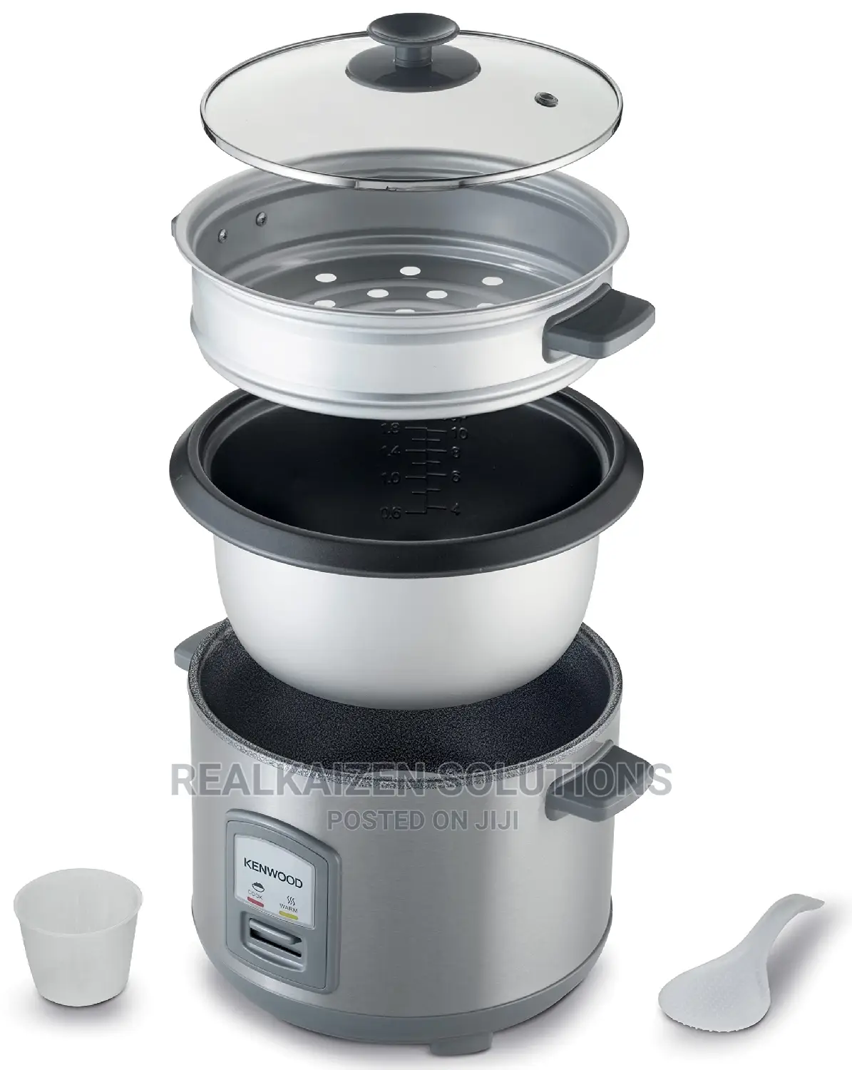 KENWOOD 2.8L Rice Cooker With Steamer 1000W