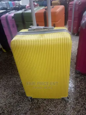 Plastic Suitcase.Medium Size ( Yellow)