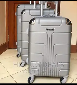 Waterproof Travel Suitcases- Silver