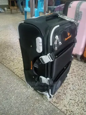Executive Cloth Suitcase Large ( Black)