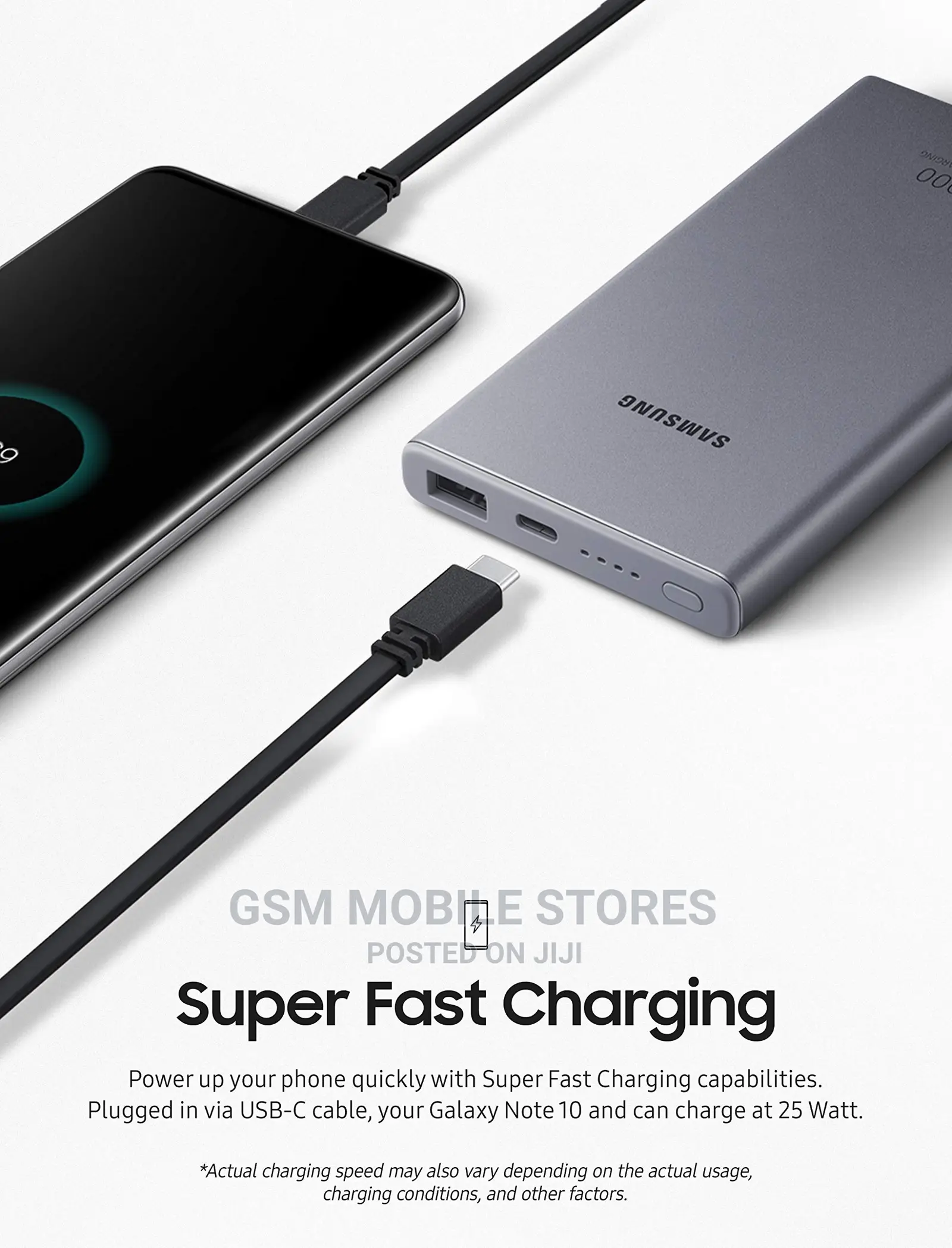 SAMSUNG 10000mah Super Fast 25W Portable Battery Pack USB-C