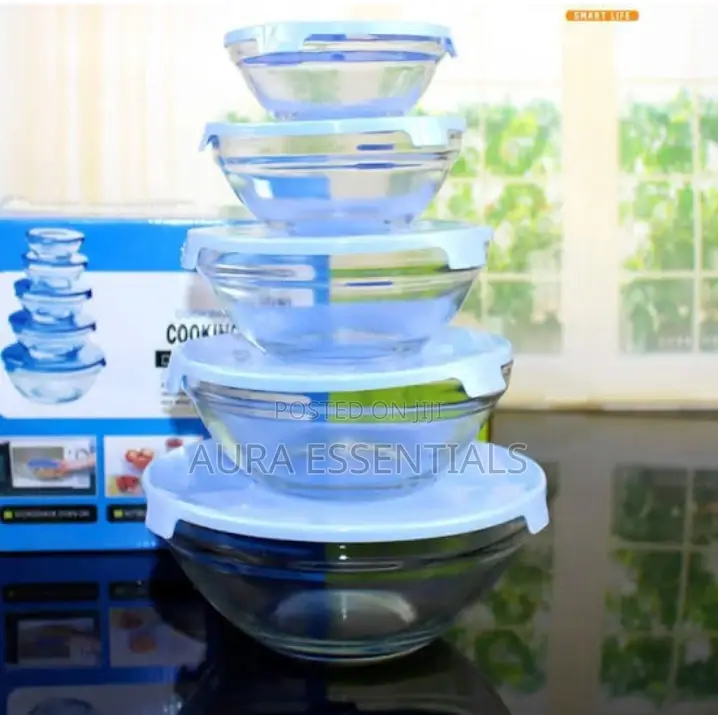 Jual MANGKOK Glass Bowl Set 5 in 1