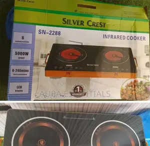Double Infrared Cooker - 2 Burner( Silver Crest)