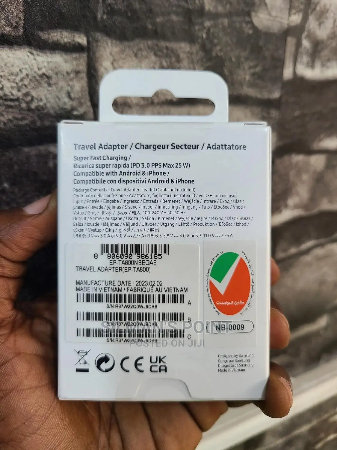 Samsung 25 Watts Pd Superfast Charging Adapter