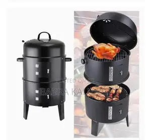 Portable Outdoor BBQ Grill Charcoal Smoker Stove