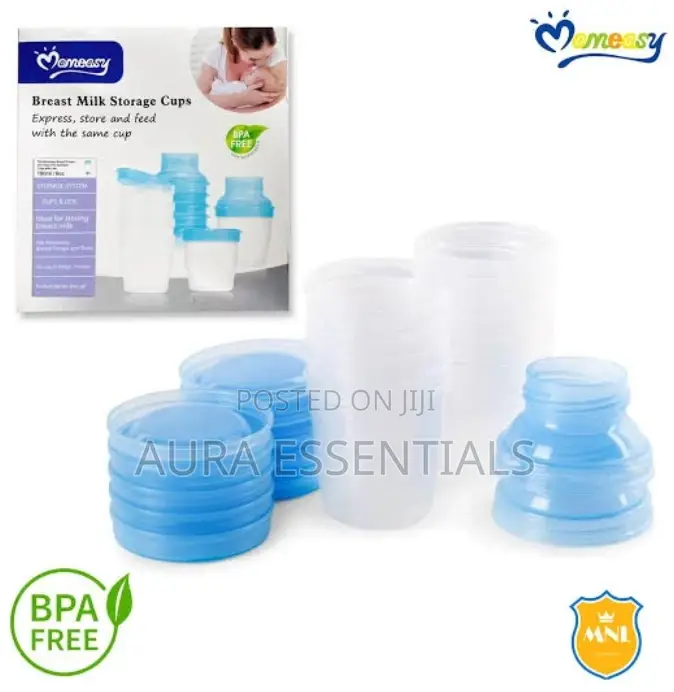 5pcs Set Breast Milk Storage Containers