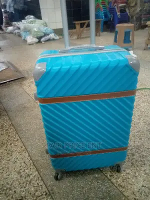 Plastic Suitcase Medium ( Blue)