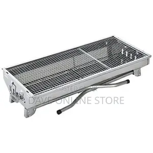 Portable Folding Steel Charcoal Barbecue Grill Smoker