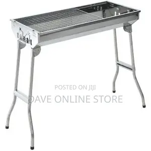 Portable Folding Steel Charcoal Barbecue Grill Smoker