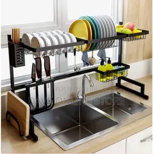 Dish Drying Draining Rack, Over the Sink Display Stand
