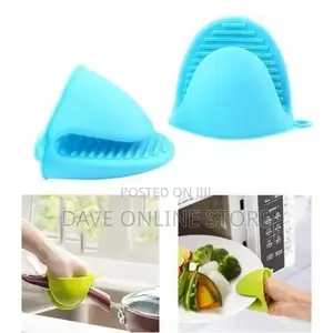 2 Piece Oven Mitts, Cooking Finger Heat Resistant Gloves-