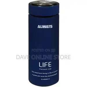450mls Always Life Slim and Quality Vacuum Bottle – Blue
