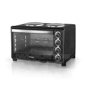45L Saachi Electric Oven With Double Hotplate.