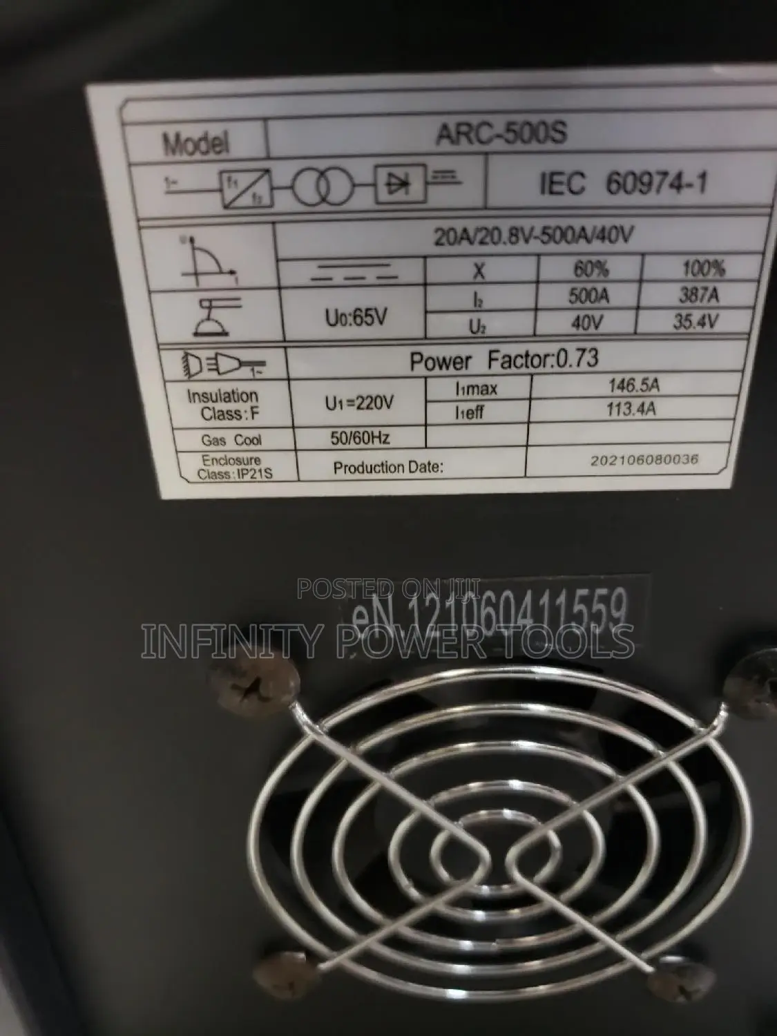 ARC-500S Welding Machine