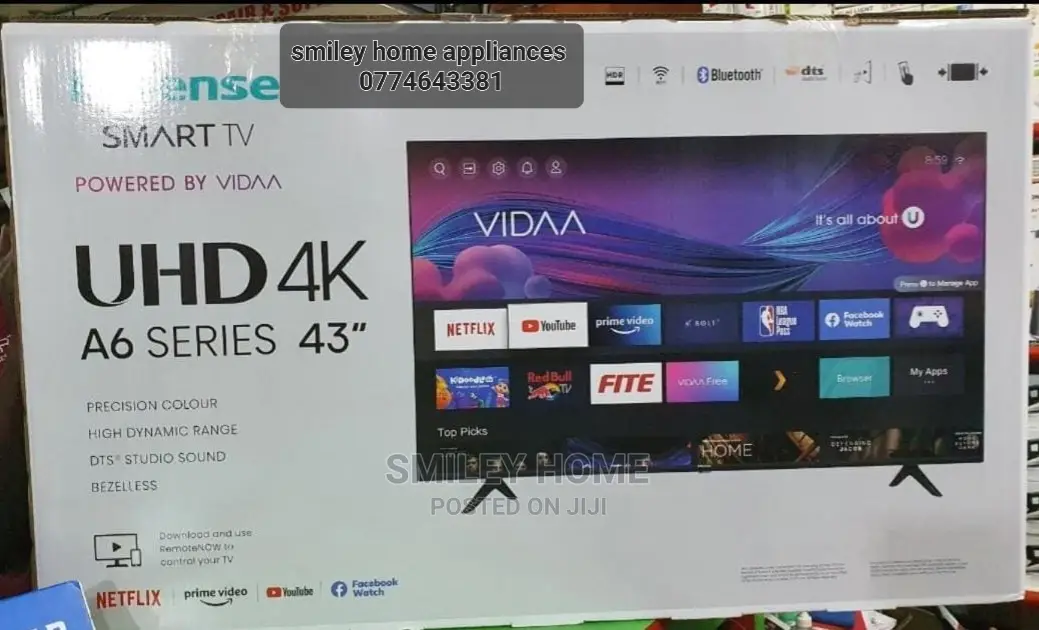 Hisense 43inches Smart Tv