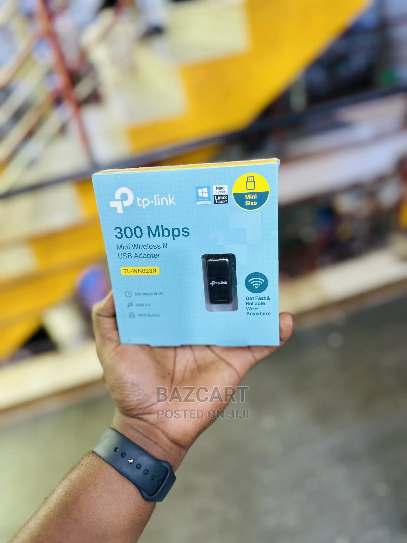 Tp-Link 300mbps Wifi Adapter With Wps Support