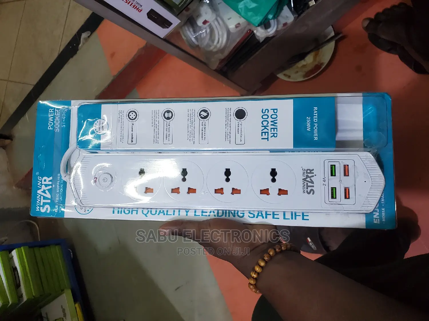 Extention Cable With Usb Port 4 Way