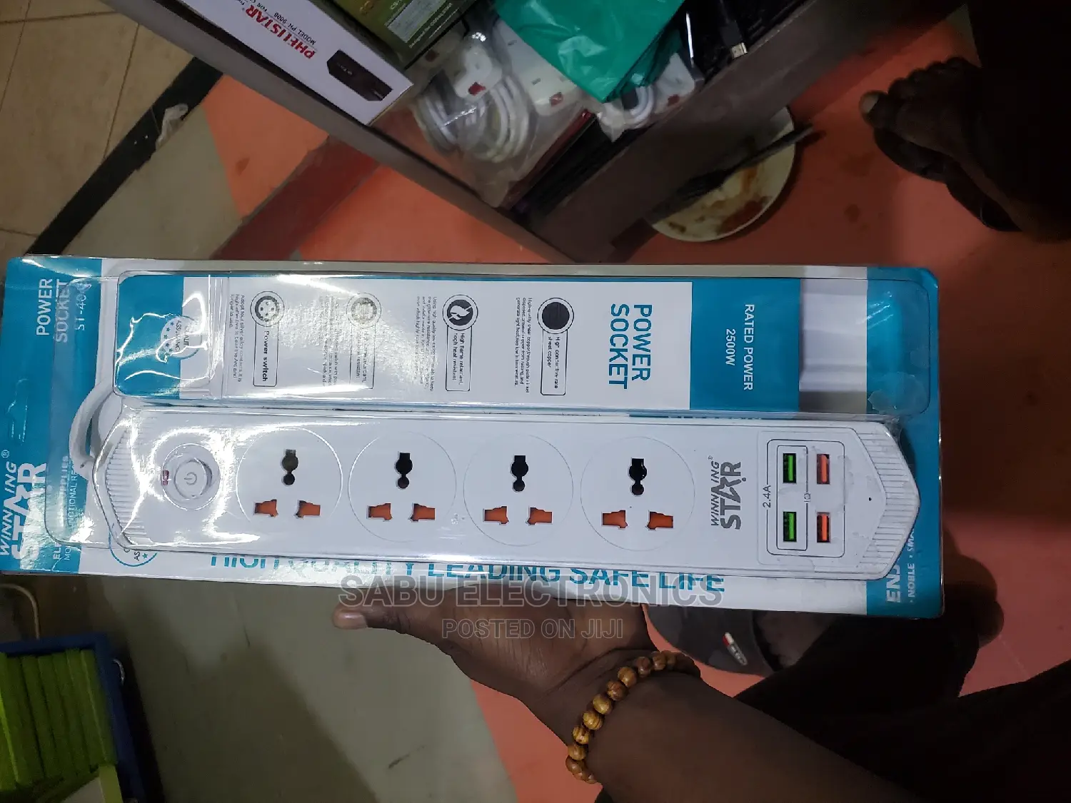 Extention Cable With Usb Port 4 Way