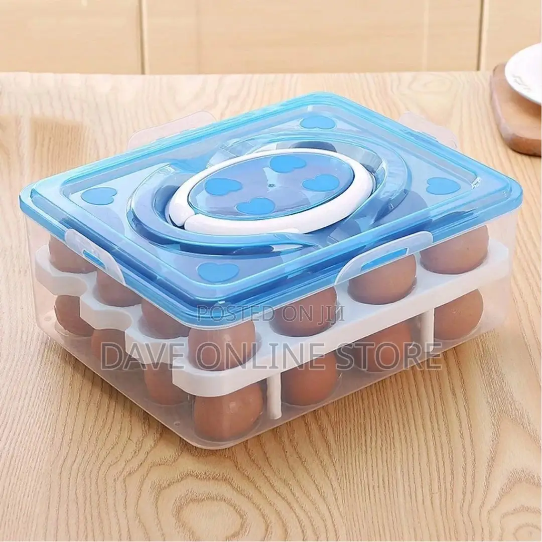 Supreme Mall Double Layer 32 Eggs Storage Box
