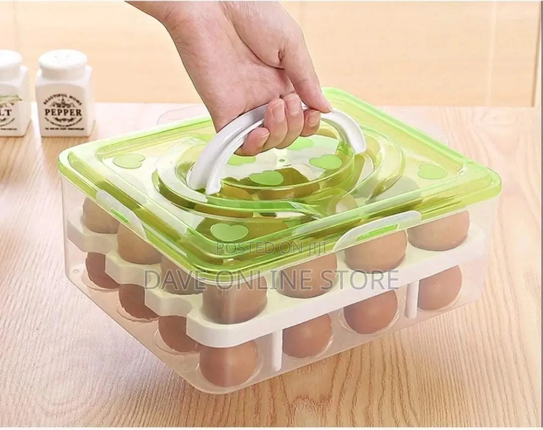 Supreme Mall Double Layer 32 Eggs Storage Box