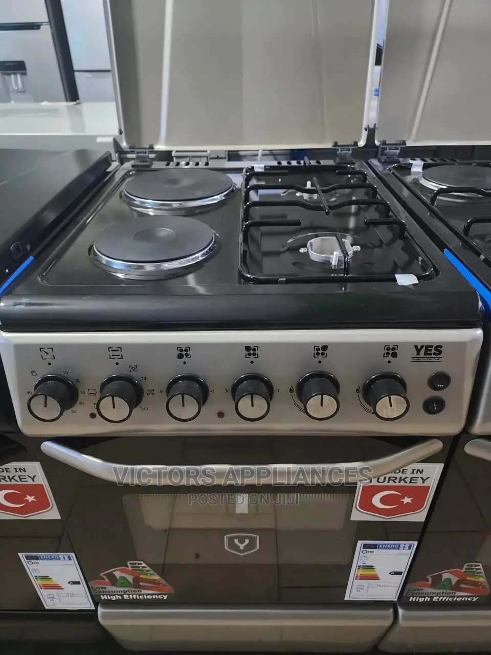 YES COOKER 2 Gas 2 Electric Cooker 50x60cm