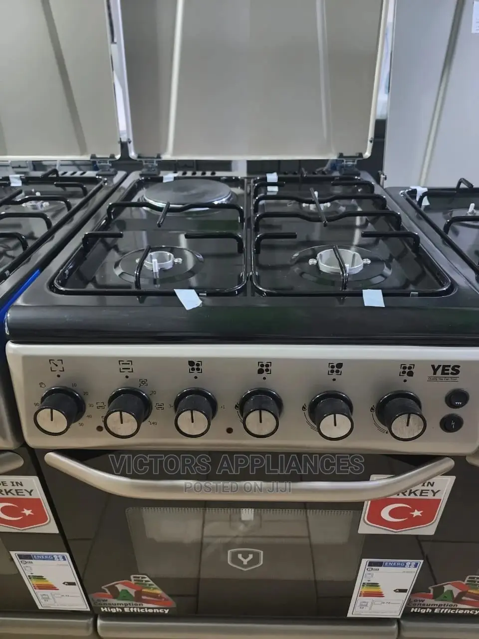 YES COOKER 2 Gas 2 Electric Cooker 50x60cm