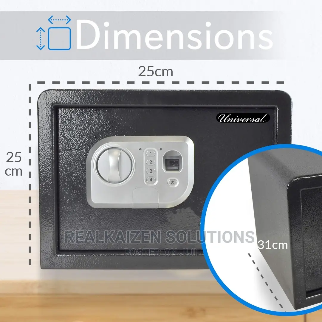 UNIVERSAL Small Size Digital Fingerprint |Key Safe Vault Box