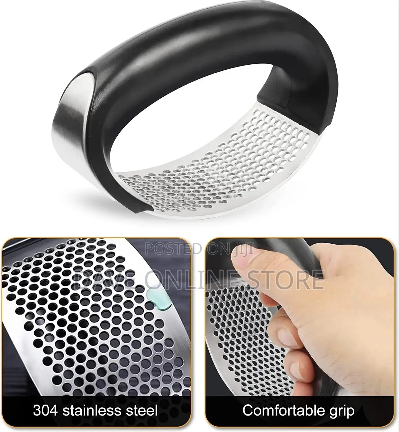 Stainless Steel Garlic Press Rocker