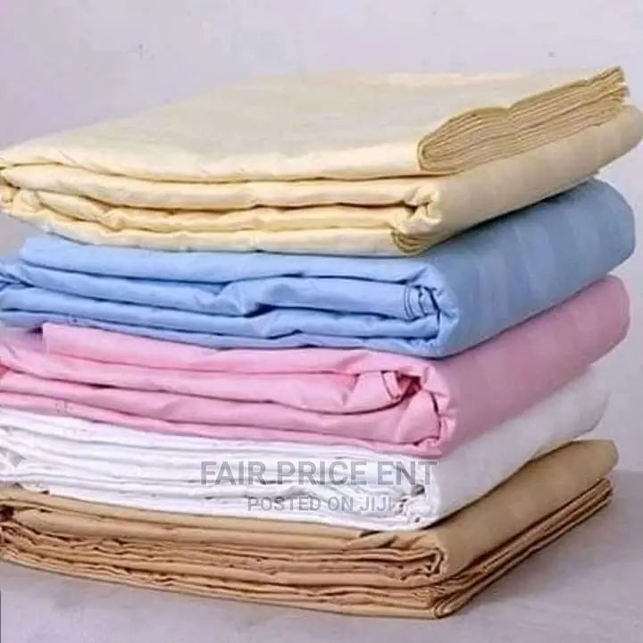Pure Cotton Bedsheets 6*6 ( Cream)
